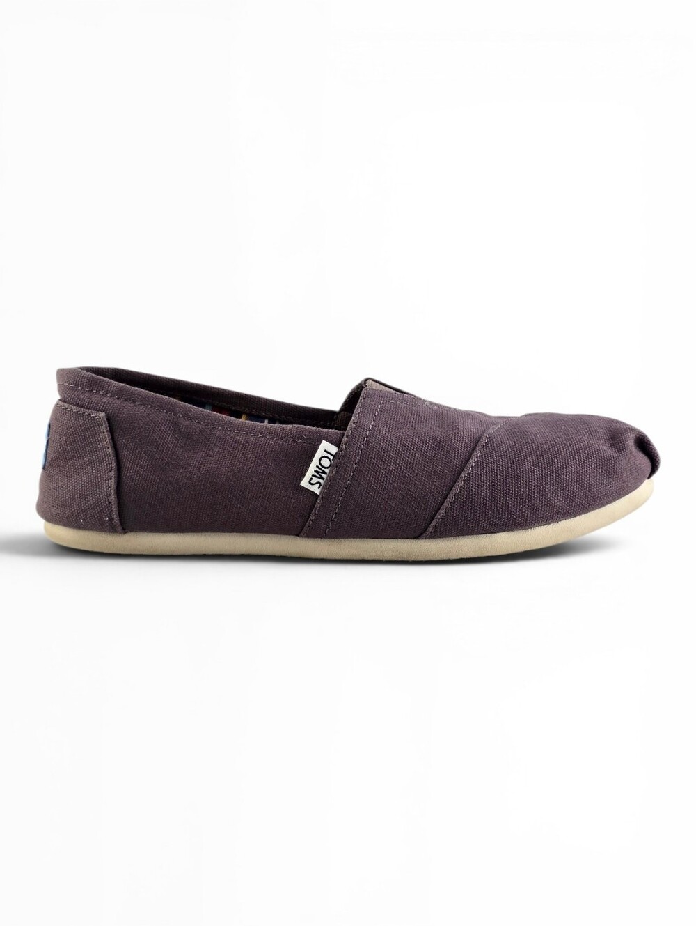 TOMS Women's Classic Canvas Slip On Alpargata Flats Mauve Purple 9